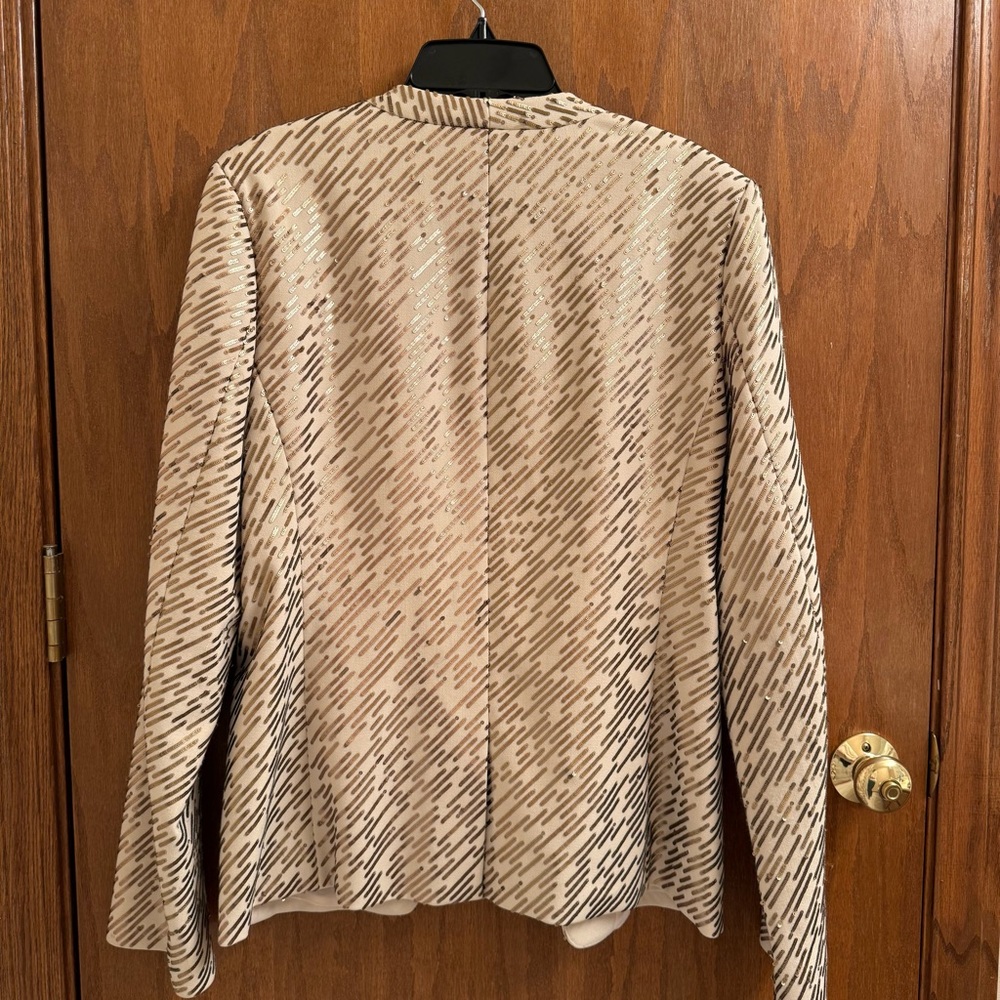 Halston Sequin Blazer - image 5